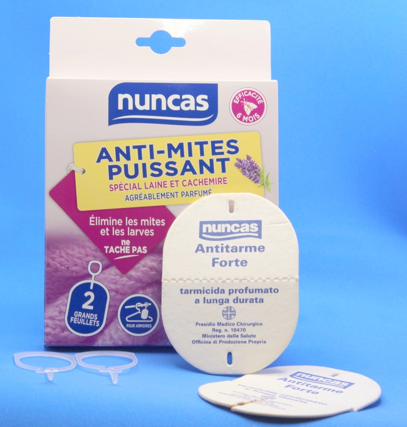 Nuncas Anti-Mites 2 plaquettes Armoires - Lavande