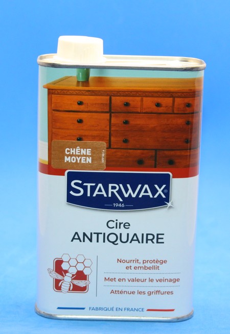 Starwax Cire Antiquaire liquide 500ml chêne moyen réf 77