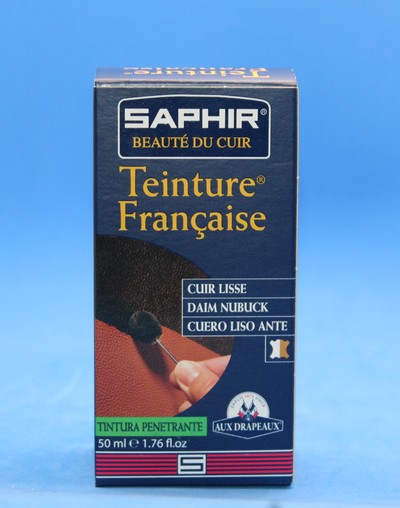 SAPHIR Teinture Française pour cuirs 50ml Noir