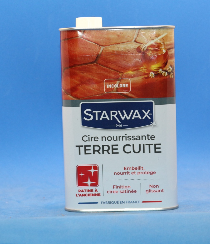 Starwax cire nourissante patine tomette 1l incolore réf 354
