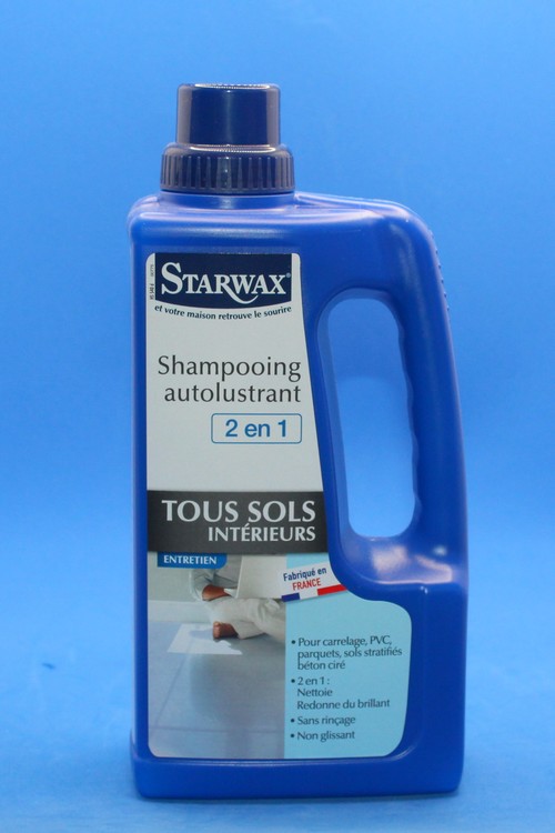 Starwax shampooing auto-lustrant sols intérieurs 1l réf. 308