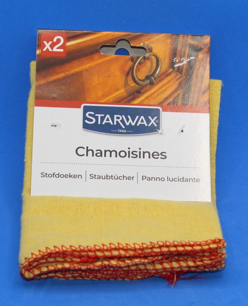 Starwax chamoisine 40X50 jaune par 2