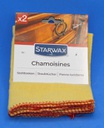 [1350] Starwax chamoisine 40X50 jaune par 2