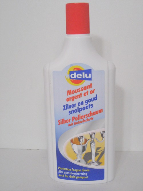 Delu moussant argent or 150ml  - Delu moussant cuivre 150ml
