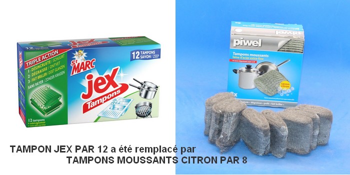 Tampon jex savon par 12