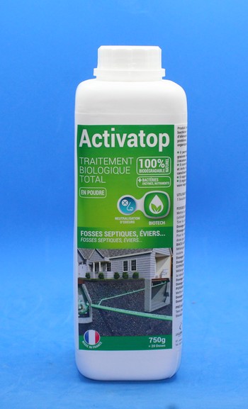 Biocime Traitement Biologique Fosses  Activatop 750gr