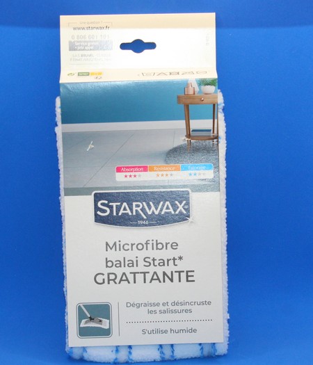 Starwax recharge frange bandeau à poche pour balai Start - 14x44cm - réf.1591