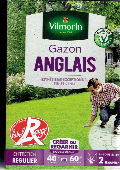 Vilmorin gazon anglais 1kg