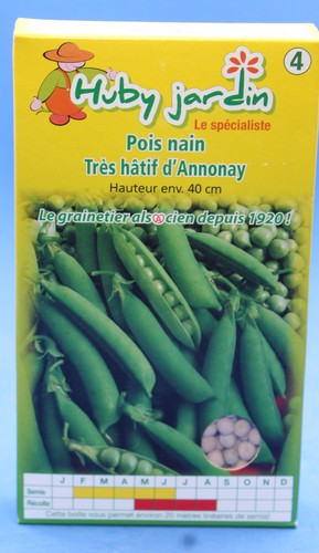 Huby Pois Nain Très Hatif d'Annonay  250g