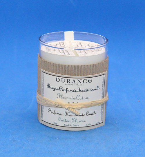 Durance Bougie Parfumée 180g Fleur de Coton