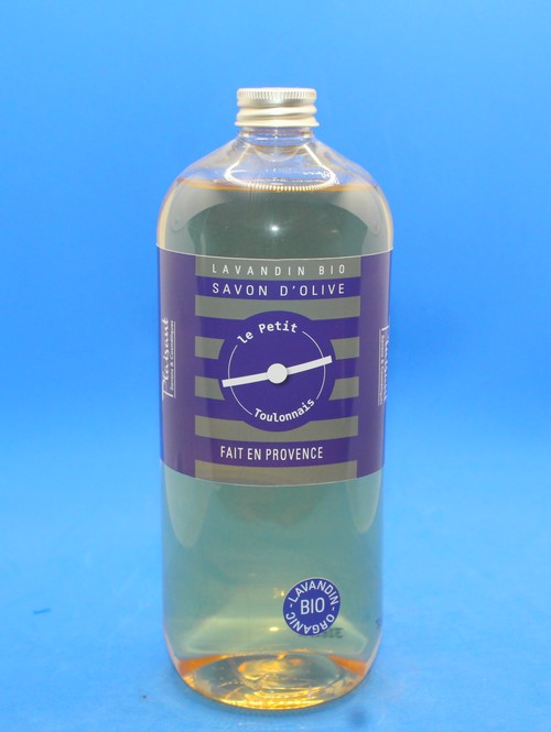 Le Toulonnais Savon liquide  Corporel Mains recharge 1 litre lavande