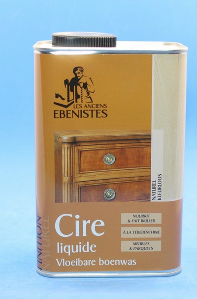 Les anciens ébénistes - l'Ebène encaustique - Cire Liquide naturelle 1l