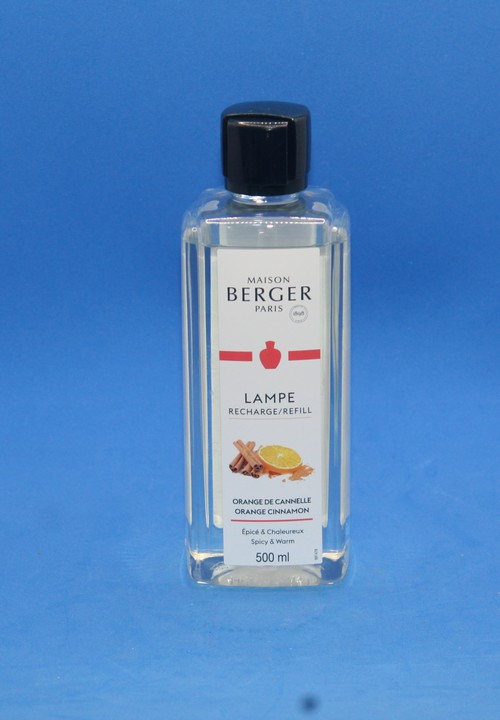 Lampe berger Ozoalcool cannelle orange recharge flacon 500ml