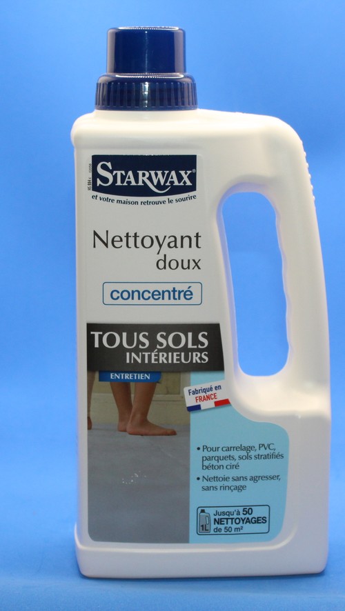 Starwax Nettoyant Doux 1l Carrelage - Sols Plastiques - Parquets