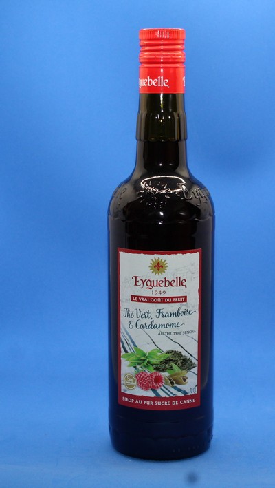 Aiguebelle Eyguebelle Sirop Thé vert Framboise Cardamome 70cl