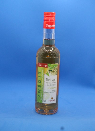 Aiguebelle Eyguebelle Sirop Thé Vert Citron et Fleur de Sureau 50cl