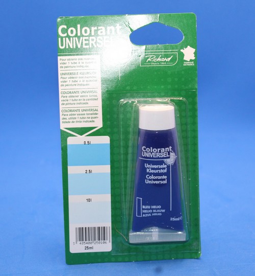 Colorant peinture tube BLEU HELIUM 25 ml