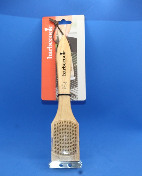 Brosse et racloir pour grille barbecue