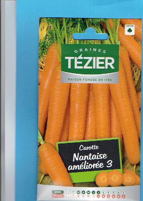 Tézier graine  Carotte Nantaise améliorée3   1*