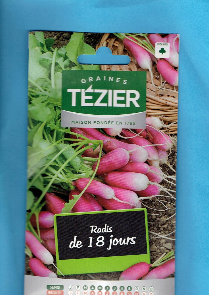 Tézier graine  Radis de 18 jours