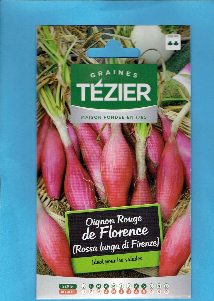 Tézier  graine  Oignon rouge de Florence 4g - série 2