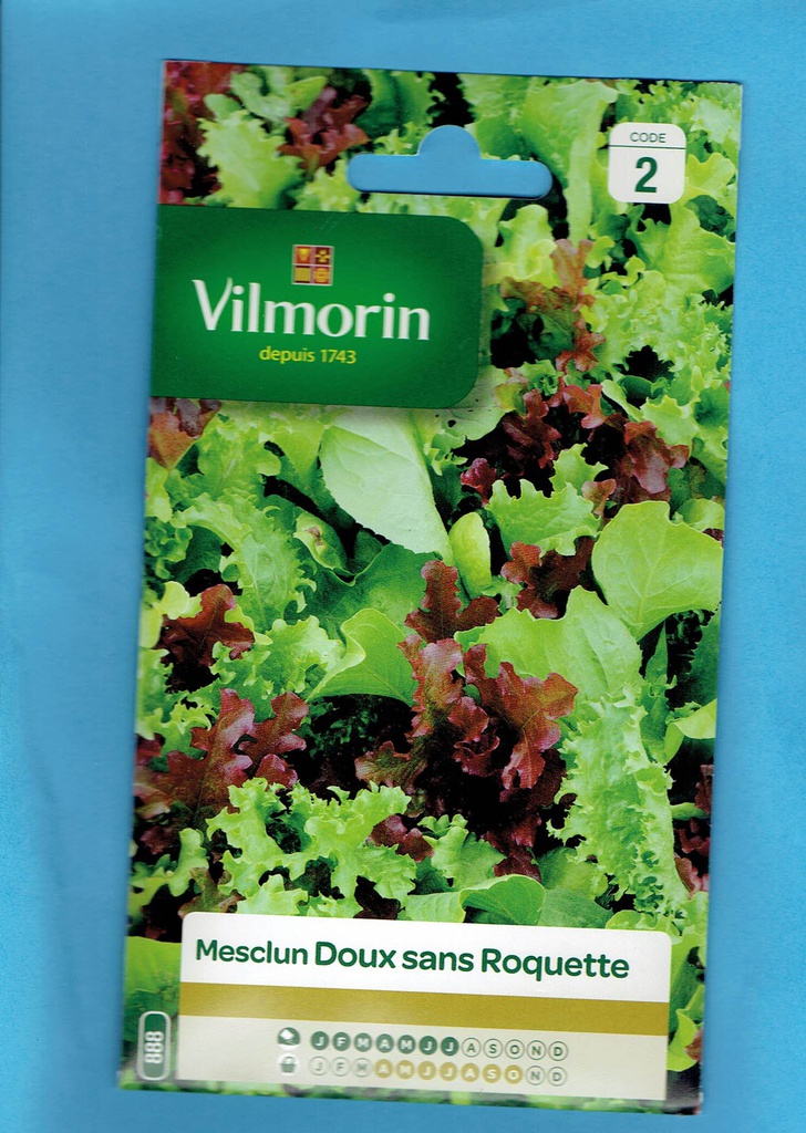 Vilmorin  graine  Mesclun doux sans Roquette