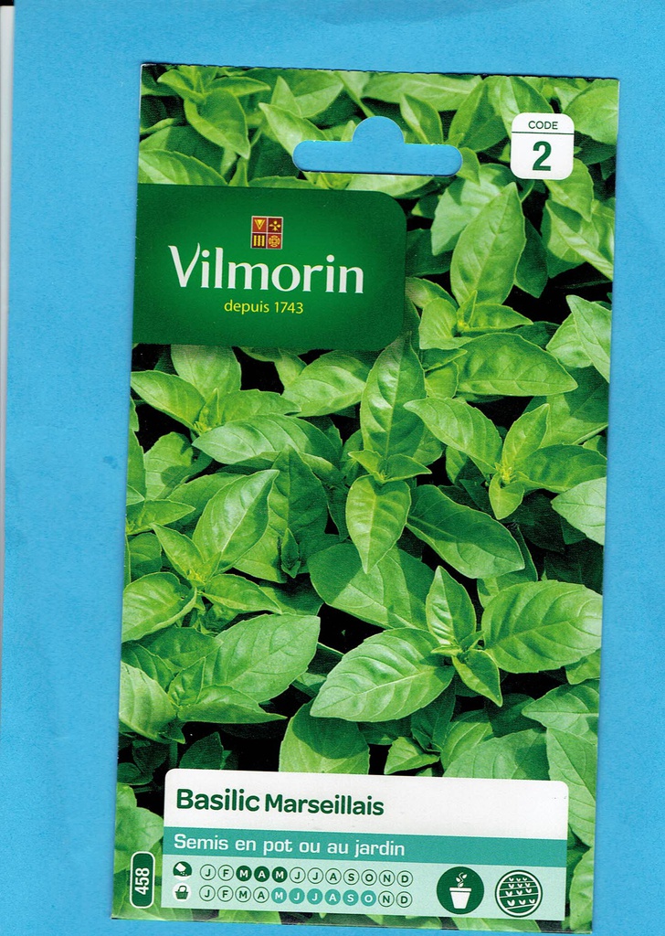 Vilmorin  graine  basilic Marseillais