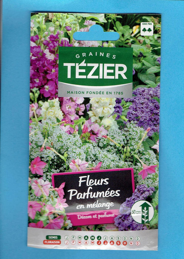 Tézier  graine  FLEURS PARFUMEES en mélange