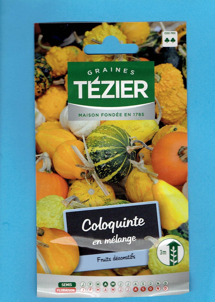 Tézier  graine  COLOQUINTE en mélange