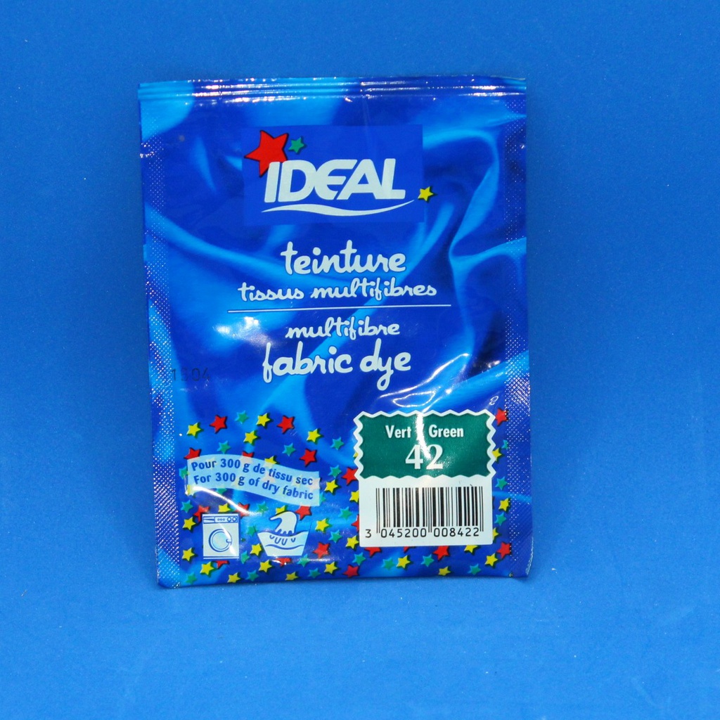 Ideal teinture tous tissus sachet  Vert 42