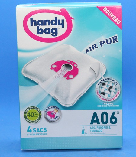 Sac aspirateur Handy Bag A06  x4 - Remplacé par la référence A07