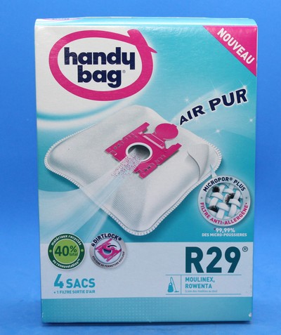 Sac aspirateur Handy Bag R29 Moulinex/Rowenta x4