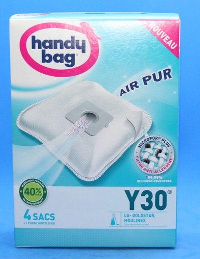 Sac aspirateur Handy Bag Y30 LG-Goldstar/Moulinex x4