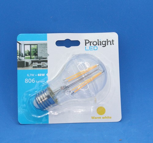 PROLIGHT Ampoule LED filament Standard E27 6.7W équiv 60W