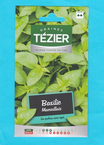 Tézier graine basilic Marseillais 2*