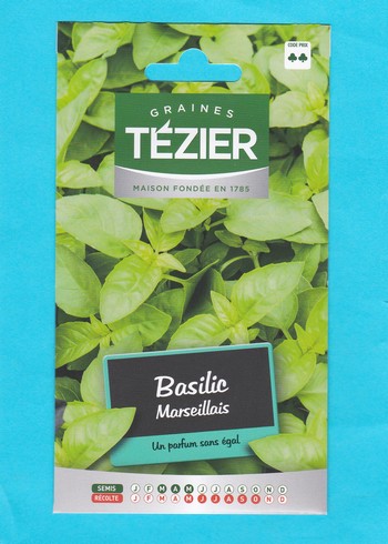 Tézier graine basilic Marseillais 2*