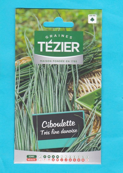 Tézier  graine  Ciboulette fine Danoise 1*