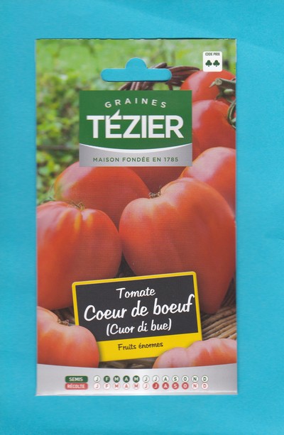 Tézier graine Tomate Coeur de Boeuf 2*