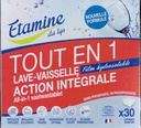 [520410] Etamine du Lys 30 tablettes Lave Vaisselle Tout En 1 360g