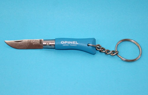 Opinel Couteau Porte Clés Bleu Inox n°2