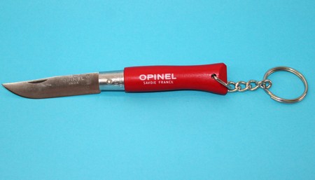 Opinel Couteau Porte Clés rouge Inox n°4
