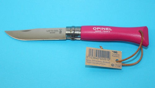 Opinel Couteau Baroudeur Framboise Inox n°6