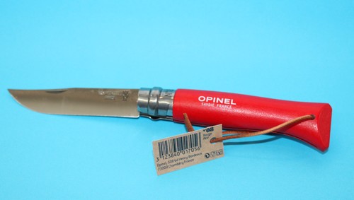 Opinel Couteau Baroudeur Rouge Inox n°8