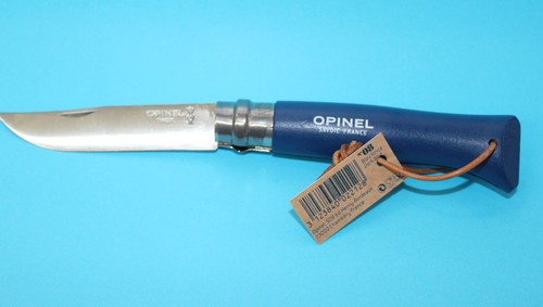 Opinel Couteau Baroudeur Bleu Inox n°8