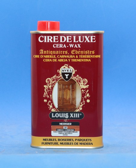 Louis 13 Encaustique - cire merisier - cire de luxe meuble Liquide - flacon 500ml