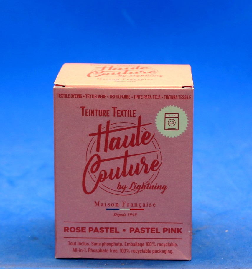 Haute couture teinture tissus machine  Rose Pastel 350g