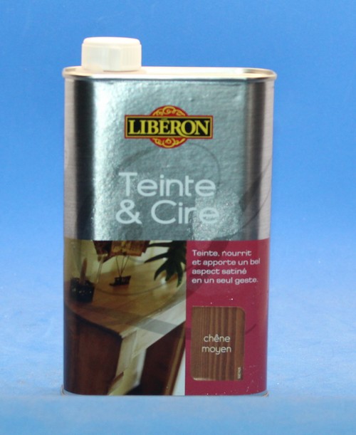 Liberon Cire Teintante  - Teinte et Cire -  500ml Chêne Moyen