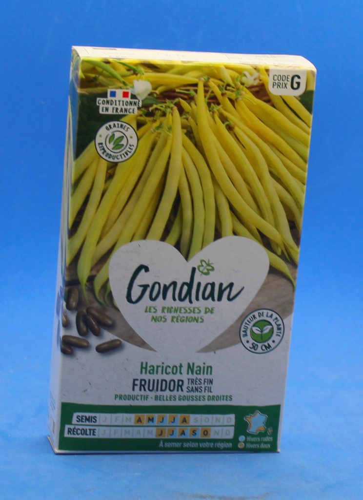 Gondian graine Haricot Jaune Fruidor 200g