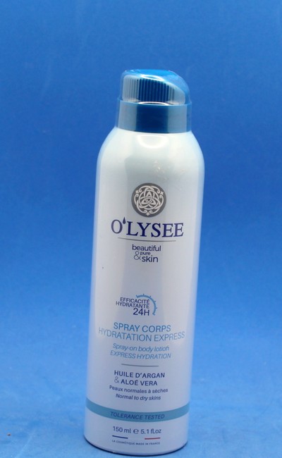 Olysée spray Corporel Hydratation expresse aérosol 200ml Elysée