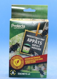 [EQ-PIE-03206] Protecta Appât pour Boîte à Mouche 4 sachets